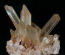 Tangerine Quartz Crystal Cluster - Madagascar #32218-2